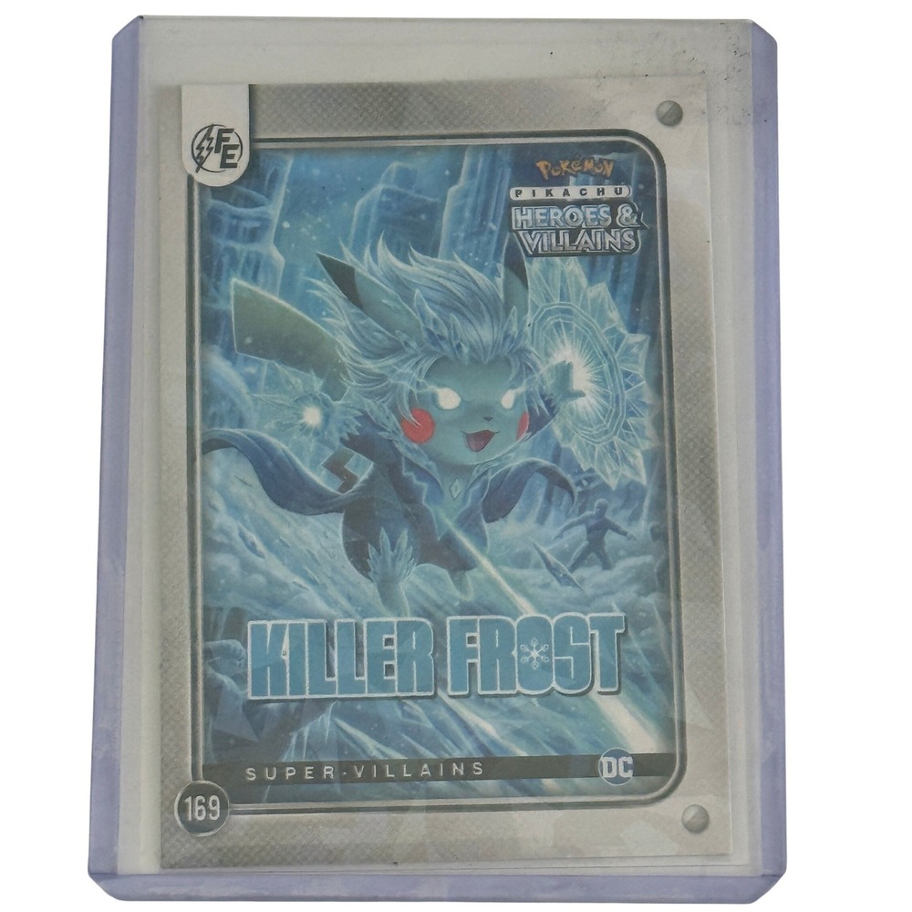Pokemon Pikachu Heroes Villains Killer Frost Trading Card DC Super Villain 169